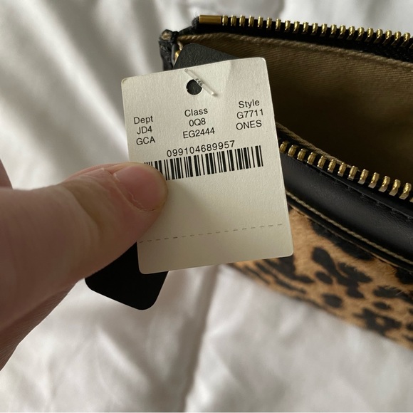 J. Crew Leopard Print Medium Clutch - Picture 7 of 7